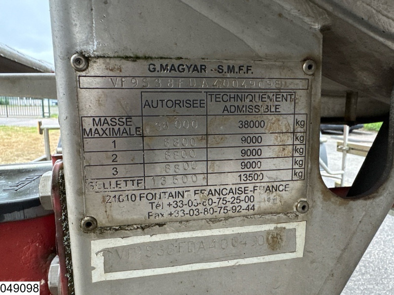 Magyar Chemie 22.500 Liter, 1 Comp - 유조 세미 트레일러 : 사진 4 Magyar Chemie 22.500 Liter, 1 Comp - 유조 세미 트레일러 : 사진 4