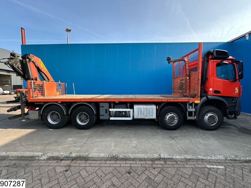 드롭사이드/ 플랫베드 트럭, 크레인 트럭 Mercedes-Benz Arocs 3240 8X4, EURO 6, Steel suspension, Palfinger : 사진 16 드롭사이드/ 플랫베드 트럭, 크레인 트럭 Mercedes-Benz Arocs 3240 8X4, EURO 6, Steel suspension, Palfinger : 사진 16