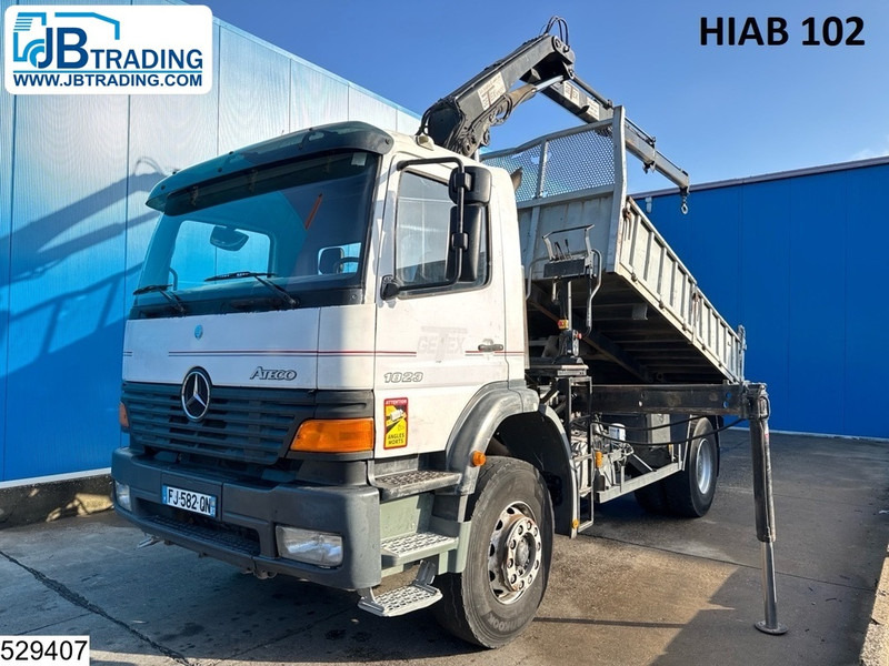 Mercedes-Benz Atego 1828 Manual, Steel Suspension, HIAB - 덤프트럭, 크레인 트럭 : 사진 1 Mercedes-Benz Atego 1828 Manual, Steel Suspension, HIAB - 덤프트럭, 크레인 트럭 : 사진 1