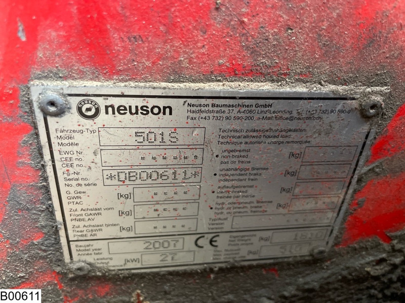 Neuson 501 S 510KG, 3.5M, 2417h - 휠 로더 : 사진 5 Neuson 501 S 510KG, 3.5M, 2417h - 휠 로더 : 사진 5