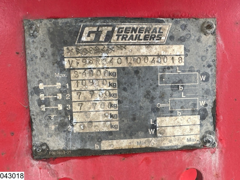 ROBINE Gas 49024 liter, LPG GPL Butane gas, 1 Comp - 유조 세미 트레일러 : 사진 4 ROBINE Gas 49024 liter, LPG GPL Butane gas, 1 Comp - 유조 세미 트레일러 : 사진 4