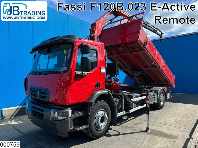 Renault C 280 EURO 6, Fassi, Remote, Steel - 덤프트럭, 크레인 트럭 : 사진 1 Renault C 280 EURO 6, Fassi, Remote, Steel - 덤프트럭, 크레인 트럭 : 사진 1