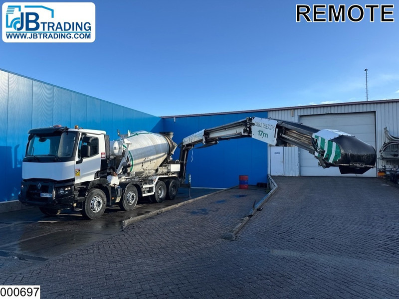Renault C 380 8x4, EURO 6, Liebherr, 8m3, Remote - 콘크리트 믹서 트럭 : 사진 1 Renault C 380 8x4, EURO 6, Liebherr, 8m3, Remote - 콘크리트 믹서 트럭 : 사진 1