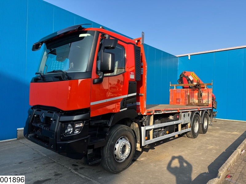 Renault C 430 6x4, EURO 6, Retarder, Palfinger,Remote - 드롭사이드/ 플랫베드 트럭, 크레인 트럭 : 사진 4 Renault C 430 6x4, EURO 6, Retarder, Palfinger,Remote - 드롭사이드/ 플랫베드 트럭, 크레인 트럭 : 사진 4