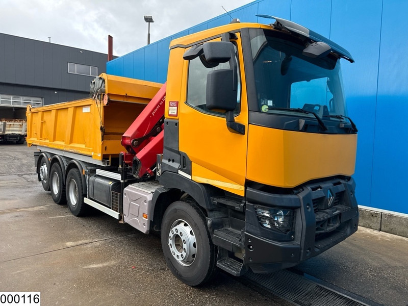 Renault C 430 8x4, EURO 6, HMF, Garnier - 덤프트럭, 크레인 트럭 : 사진 3 Renault C 430 8x4, EURO 6, HMF, Garnier - 덤프트럭, 크레인 트럭 : 사진 3