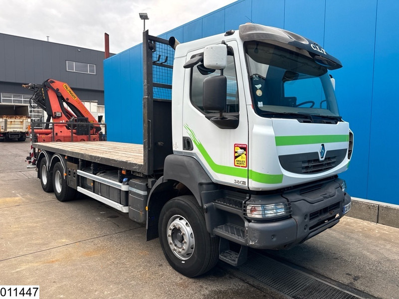 Renault Kerax 380 Dxi 6X4, EURO 5, Palfinger, Manual - 드롭사이드/ 플랫베드 트럭, 크레인 트럭 : 사진 3 Renault Kerax 380 Dxi 6X4, EURO 5, Palfinger, Manual - 드롭사이드/ 플랫베드 트럭, 크레인 트럭 : 사진 3