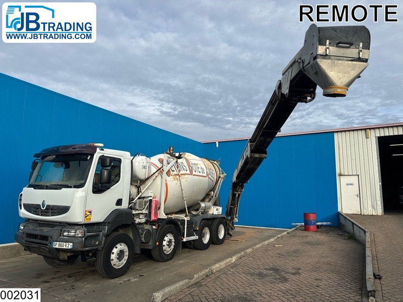 Renault Kerax 410 Dxi 8x4, EURO 4, 9m3, Steel suspension, Remote - 콘크리트 믹서 트럭 : 사진 1 Renault Kerax 410 Dxi 8x4, EURO 4, 9m3, Steel suspension, Remote - 콘크리트 믹서 트럭 : 사진 1