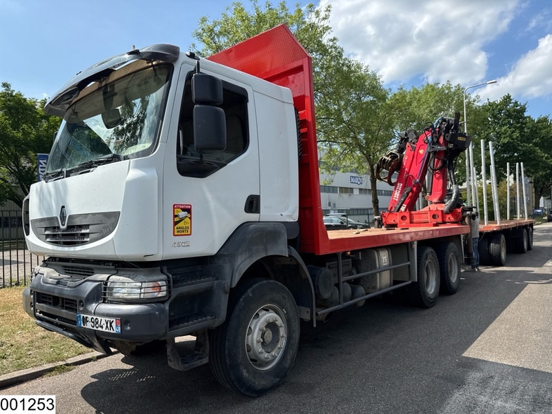 Renault Kerax 450 Dxi 6x4, Manual, Steel, Palfinger, Combi - 목재 트럭, 크레인 트럭 : 사진 2 Renault Kerax 450 Dxi 6x4, Manual, Steel, Palfinger, Combi - 목재 트럭, 크레인 트럭 : 사진 2