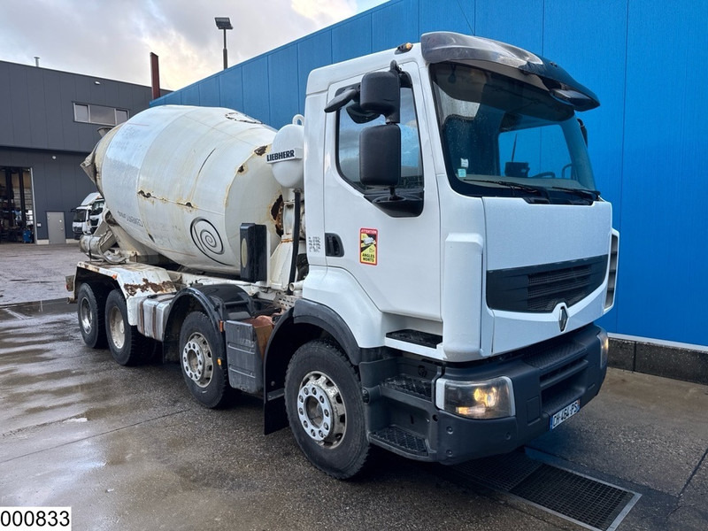 Renault Lander 430 Dxi 8x4, EURO 5, Liebherr, 9m3 - 콘크리트 믹서 트럭 : 사진 2 Renault Lander 430 Dxi 8x4, EURO 5, Liebherr, 9m3 - 콘크리트 믹서 트럭 : 사진 2