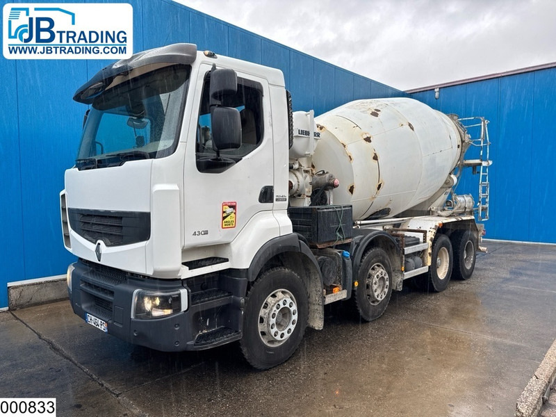 Renault Lander 430 Dxi 8x4, EURO 5, Liebherr, 9m3 - 콘크리트 믹서 트럭 : 사진 1 Renault Lander 430 Dxi 8x4, EURO 5, Liebherr, 9m3 - 콘크리트 믹서 트럭 : 사진 1