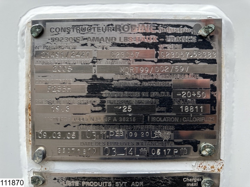Renault Premium 270 18881 Liter, LPG GPL, Gas tank, Steel suspension - 유조트럭 : 사진 3 Renault Premium 270 18881 Liter, LPG GPL, Gas tank, Steel suspension - 유조트럭 : 사진 3