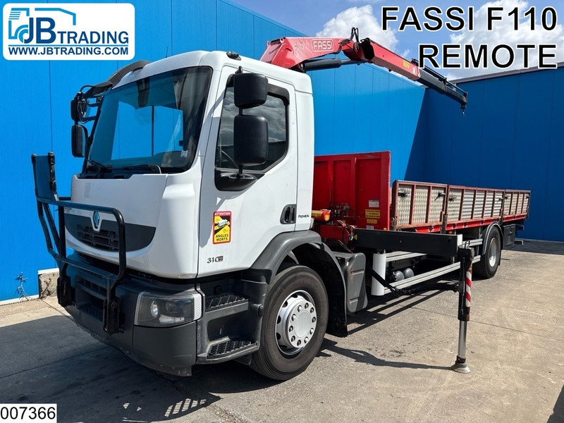 Renault Premium 310 Dxi EURO 5, Retarder, Fassi, Remote - 드롭사이드/ 플랫베드 트럭, 크레인 트럭 : 사진 1 Renault Premium 310 Dxi EURO 5, Retarder, Fassi, Remote - 드롭사이드/ 플랫베드 트럭, 크레인 트럭 : 사진 1