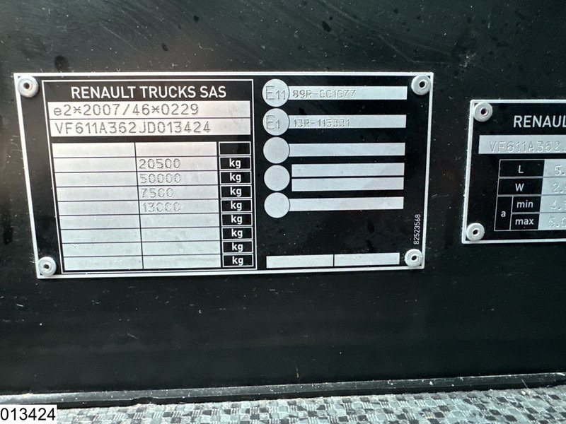 Renault T 480 EURO 6, Airco - 트랙터 유닛 : 사진 5 Renault T 480 EURO 6, Airco - 트랙터 유닛 : 사진 5