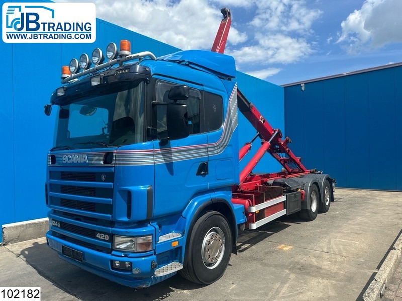 Scania 124 420 6X2, EURO 3, Retarder, Meiller - 후크 리프트 트럭 : 사진 1 Scania 124 420 6X2, EURO 3, Retarder, Meiller - 후크 리프트 트럭 : 사진 1