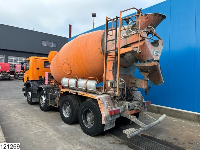 Scania P 380 8X4, Manual, Steel suspension, Stetter 8M3 - 콘크리트 믹서 트럭 : 사진 4 Scania P 380 8X4, Manual, Steel suspension, Stetter 8M3 - 콘크리트 믹서 트럭 : 사진 4