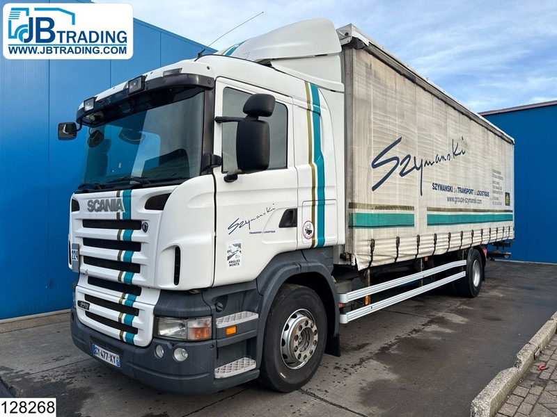 Scania R 270 Manual, Dhollandia - 커튼사이더 트럭 : 사진 1 Scania R 270 Manual, Dhollandia - 커튼사이더 트럭 : 사진 1