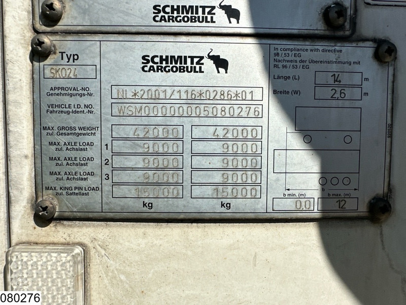 Schmitz Cargobull Koel vries Carrier Vector 1550, Dhollandia - 냉동 세미 트레일러 : 사진 4 Schmitz Cargobull Koel vries Carrier Vector 1550, Dhollandia - 냉동 세미 트레일러 : 사진 4