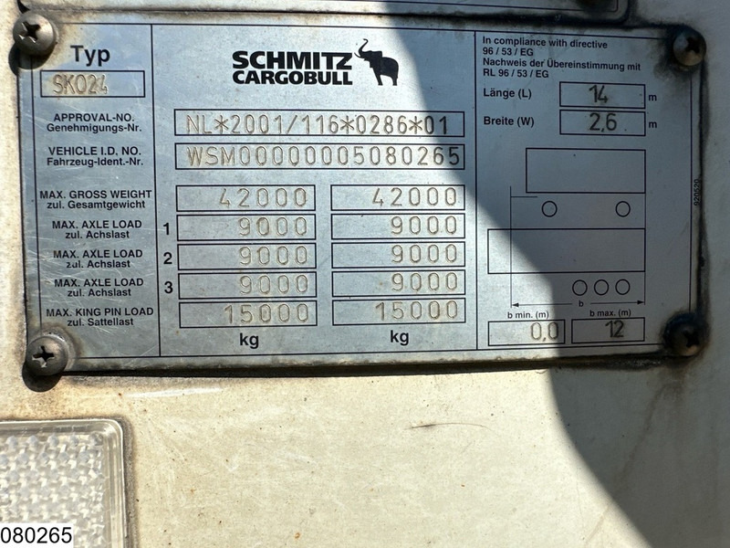 Schmitz Cargobull Koel vries Carrier Vector 1550, Dhollandia - 냉동 세미 트레일러 : 사진 4 Schmitz Cargobull Koel vries Carrier Vector 1550, Dhollandia - 냉동 세미 트레일러 : 사진 4