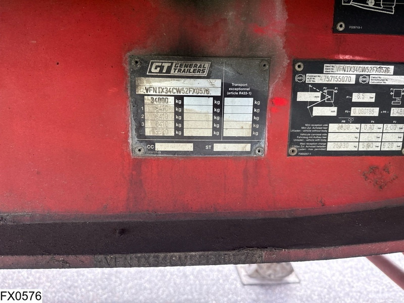Trailor open laadbak Kennis 16000 - 드롭사이드/ 플랫베드 세미 트레일러 : 사진 5 Trailor open laadbak Kennis 16000 - 드롭사이드/ 플랫베드 세미 트레일러 : 사진 5