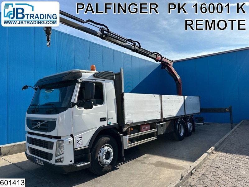 Volvo FM 370 6X2, EURO 5, Palfinger, Remote - 드롭사이드/ 플랫베드 트럭, 크레인 트럭 : 사진 1 Volvo FM 370 6X2, EURO 5, Palfinger, Remote - 드롭사이드/ 플랫베드 트럭, 크레인 트럭 : 사진 1