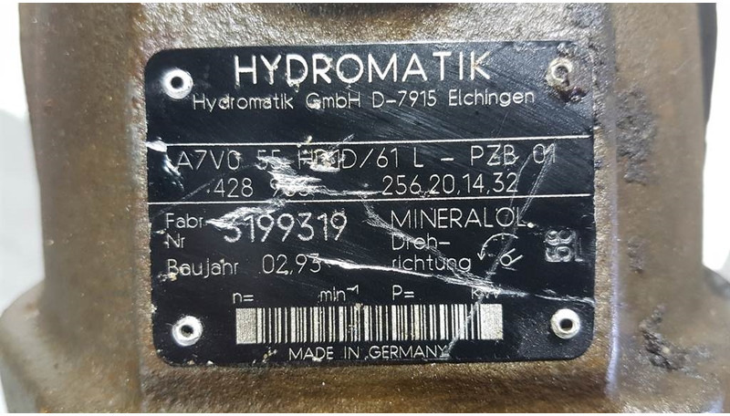 Hydromatik A7VO55HD1D/61L - Load sensing pump - 유압 : 사진 4 Hydromatik A7VO55HD1D/61L - Load sensing pump - 유압 : 사진 4