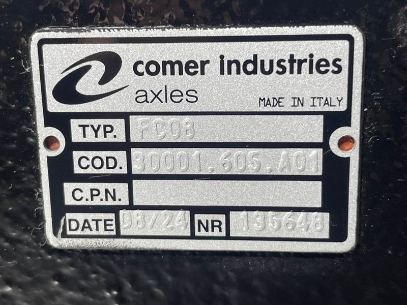 신규 차축 및 부품 건설기계 용 Kaweco -Comer Industries FC08-Axle/Achse/As : 사진 10 신규 차축 및 부품 건설기계 용 Kaweco -Comer Industries FC08-Axle/Achse/As : 사진 10