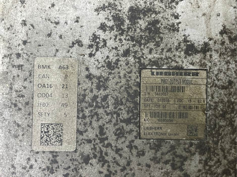 Liebherr A924C-PME1 OUTPUT-ECU/Control box/Steuermodul - 전기 설비 건설기계 용 : 사진 5 Liebherr A924C-PME1 OUTPUT-ECU/Control box/Steuermodul - 전기 설비 건설기계 용 : 사진 5
