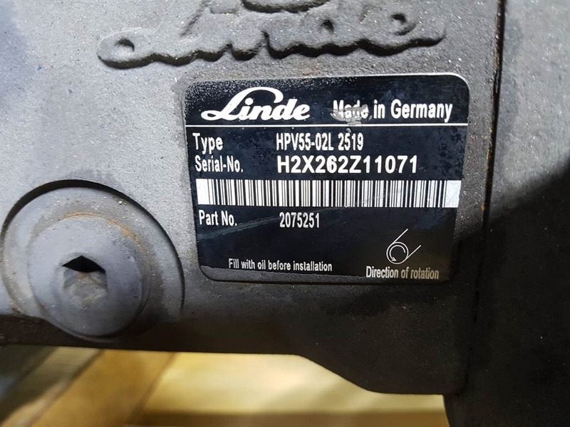 Linde HPV55-02L - Vögele - 2075251 -Drive pump/Fahrpumpe - 유압 : 사진 4 Linde HPV55-02L - Vögele - 2075251 -Drive pump/Fahrpumpe - 유압 : 사진 4