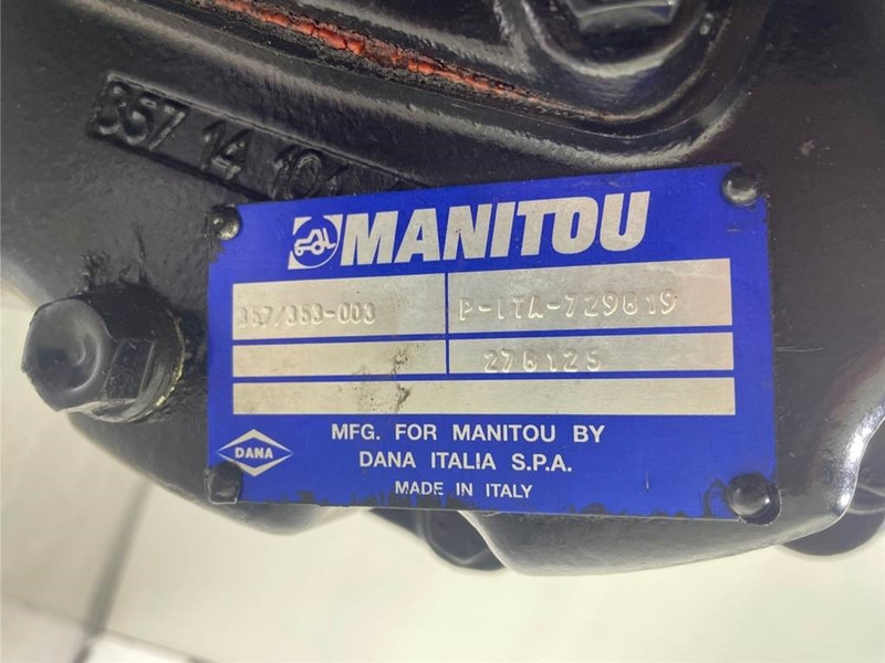 기어박스 건설기계 용 Manitou MT14/ 1840-Spicer Dana 357/353-003-Transmission : 사진 6