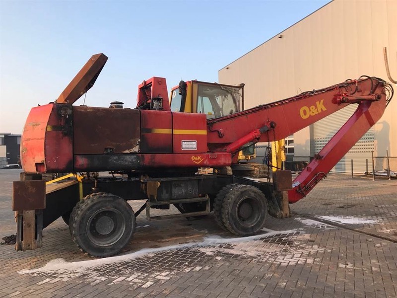 휠 굴삭기 O & K MH 6.5 (For parts) : 사진 6