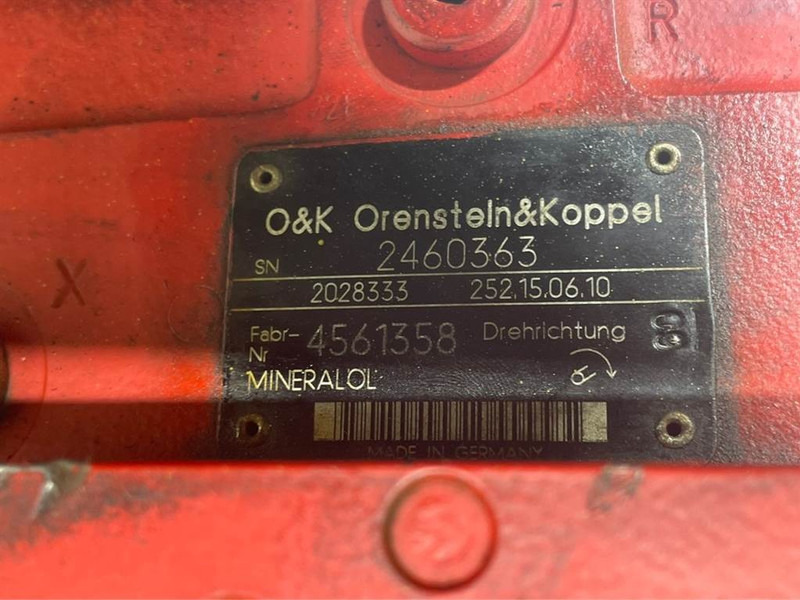 O & K MH6.5-2460363-Drive pump/Fahrpumpe/Rijpomp - 유압 건설기계 용 : 사진 4 O & K MH6.5-2460363-Drive pump/Fahrpumpe/Rijpomp - 유압 건설기계 용 : 사진 4