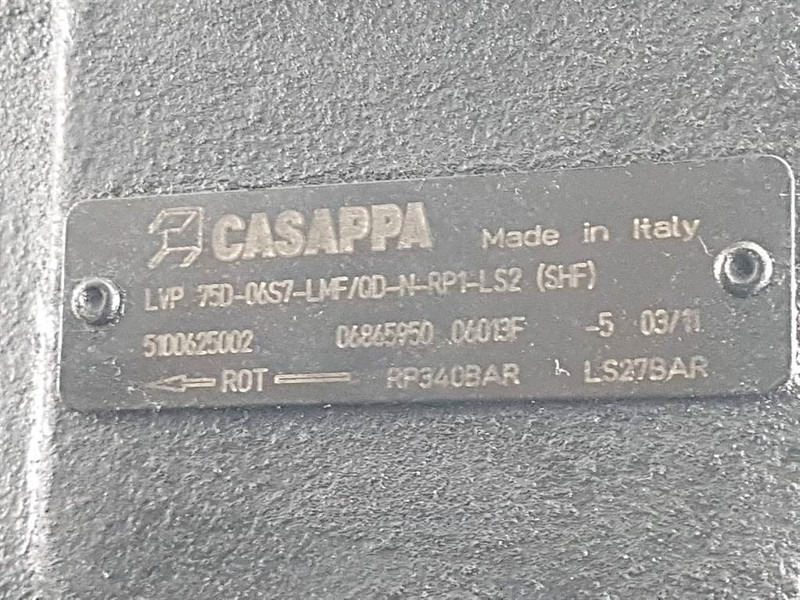 Terex TL210-5100625002-Casappa LVP75D-Load sensing pump - 유압 건설기계 용 : 사진 4 Terex TL210-5100625002-Casappa LVP75D-Load sensing pump - 유압 건설기계 용 : 사진 4