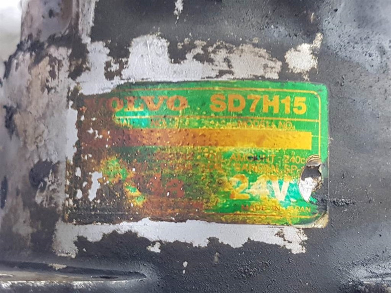 Volvo -Sanden SD7H15-Compressor/Kompressor/Aircopomp - 에어컨 건설기계 용 : 사진 4 Volvo -Sanden SD7H15-Compressor/Kompressor/Aircopomp - 에어컨 건설기계 용 : 사진 4