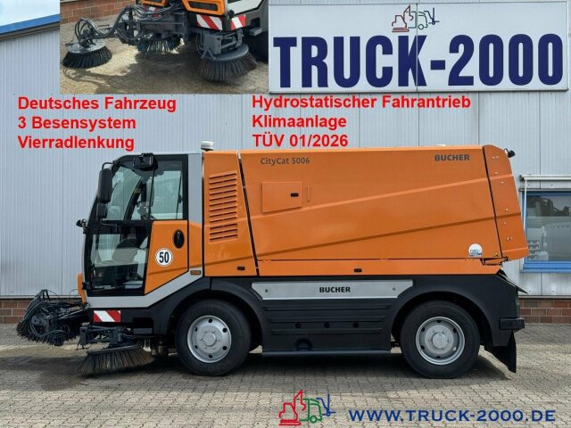 Bucher City Cat 5006 3 Besen 4 Radlenkung - 거리 청소 차량 : 사진 1 Bucher City Cat 5006 3 Besen 4 Radlenkung - 거리 청소 차량 : 사진 1