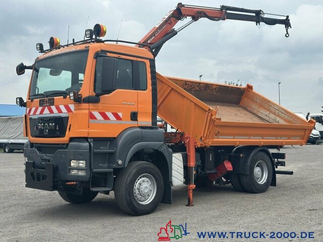 MAN 18.320 4x4 Atlas Kran + Winterdienstausstattung - 덤프트럭, 크레인 트럭 : 사진 4 MAN 18.320 4x4 Atlas Kran + Winterdienstausstattung - 덤프트럭, 크레인 트럭 : 사진 4