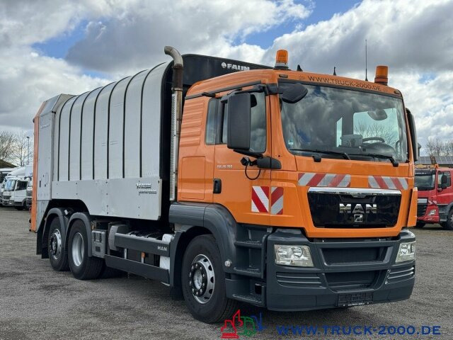 쓰레기차 운반 물 쓰레기 MAN TGS 26.360 Faun Rotopress 22 m³ Zöller Schüttung : 사진 7