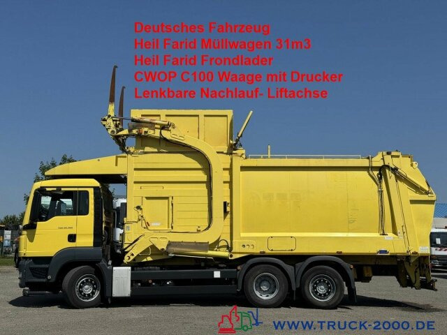 MAN TGS 26.360 Heil 31m3 Überkopf/ Frontlader Waage - 쓰레기차 : 사진 1 MAN TGS 26.360 Heil 31m3 Überkopf/ Frontlader Waage - 쓰레기차 : 사진 1