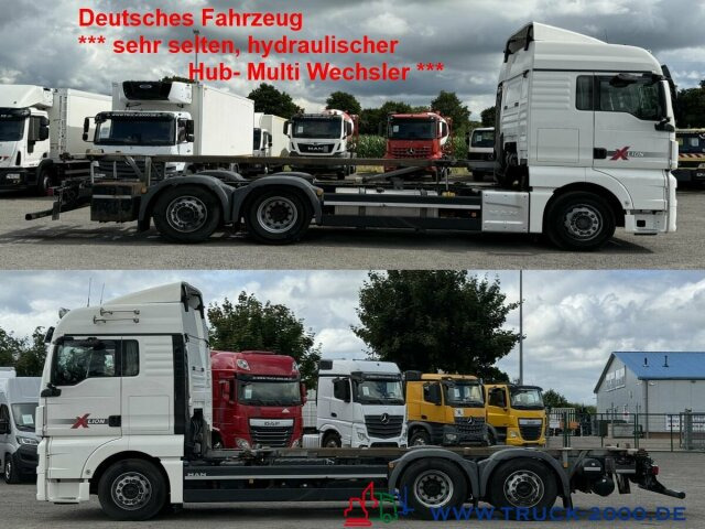 MAN TGX 26.480 XLX Haus Bett hydr Hub Multi Wechsler - 컨테이너 운반 장치/ 스와프 보디 트럭 : 사진 1 MAN TGX 26.480 XLX Haus Bett hydr Hub Multi Wechsler - 컨테이너 운반 장치/ 스와프 보디 트럭 : 사진 1