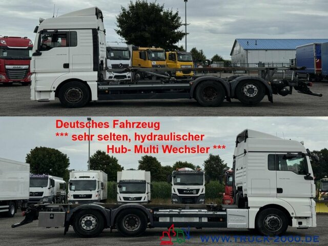MAN TGX 26.480 XLX Haus Bett hydr Hub Multi Wechsler - 컨테이너 운반 장치/ 스와프 보디 트럭 : 사진 1 MAN TGX 26.480 XLX Haus Bett hydr Hub Multi Wechsler - 컨테이너 운반 장치/ 스와프 보디 트럭 : 사진 1