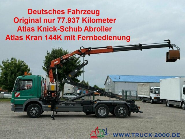 Mercedes-Benz 2024 Atlas Abroller Atlas Kran FB Nur77.937 KM - 후크 리프트 트럭, 크레인 트럭 : 사진 1 Mercedes-Benz 2024 Atlas Abroller Atlas Kran FB Nur77.937 KM - 후크 리프트 트럭, 크레인 트럭 : 사진 1