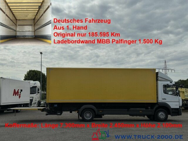 Mercedes-Benz Atego 1224 Koffer MBB Palfinger LBW 1.500KG AHK - 박스 트럭 : 사진 1 Mercedes-Benz Atego 1224 Koffer MBB Palfinger LBW 1.500KG AHK - 박스 트럭 : 사진 1
