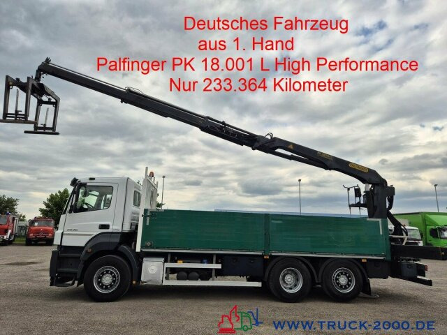 Mercedes-Benz Axor 2536 Palfinger PK 18001 HP Nur 233.964 KM - 드롭사이드/ 플랫베드 트럭, 크레인 트럭 : 사진 1 Mercedes-Benz Axor 2536 Palfinger PK 18001 HP Nur 233.964 KM - 드롭사이드/ 플랫베드 트럭, 크레인 트럭 : 사진 1
