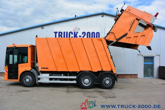 쓰레기차 운반 물 쓰레기 Mercedes-Benz Econic 2633 Faun Variopress 522 Zöller Schüttung : 사진 15