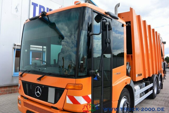 쓰레기차 운반 물 쓰레기 Mercedes-Benz Econic 2633 Faun Variopress 522 Zöller Schüttung : 사진 6