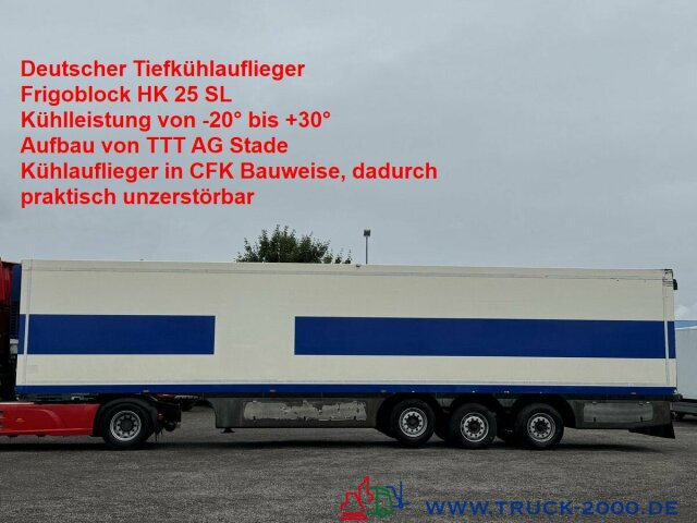 TTT Tiefkühler 30t. Nutzlast Frigoblock HK 25 SL - 냉동 세미 트레일러 : 사진 1 TTT Tiefkühler 30t. Nutzlast Frigoblock HK 25 SL - 냉동 세미 트레일러 : 사진 1