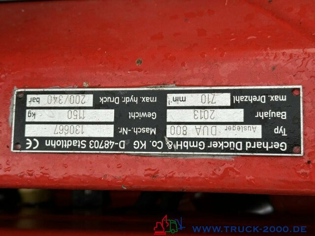 Unimog Dücker Mähkombi RSM Mäher Ausleger DUA800 - 트럭 : 사진 5 Unimog Dücker Mähkombi RSM Mäher Ausleger DUA800 - 트럭 : 사진 5