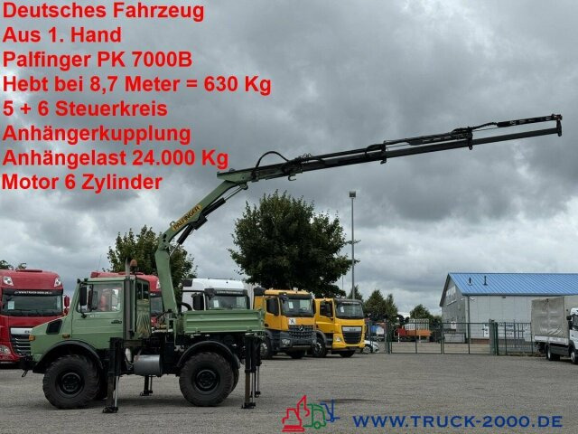 Unimog U 1400 Kran PK 7000B Kran 5+6 Steuerkreis + AHK - 밴 : 사진 1 Unimog U 1400 Kran PK 7000B Kran 5+6 Steuerkreis + AHK - 밴 : 사진 1