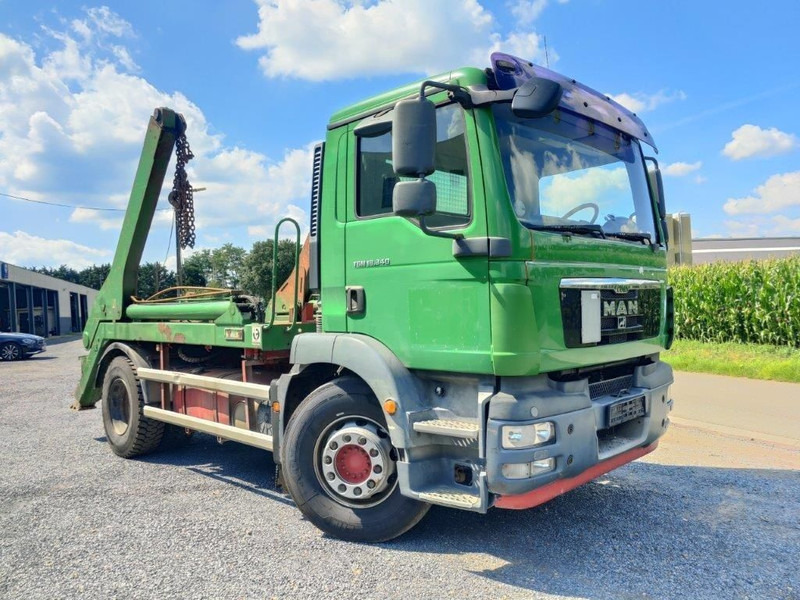 MAN TGM 18.340 Euro5 Afzetsysteem Hyvalift - 스킵 로더 트럭 : 사진 2 MAN TGM 18.340 Euro5 Afzetsysteem Hyvalift - 스킵 로더 트럭 : 사진 2