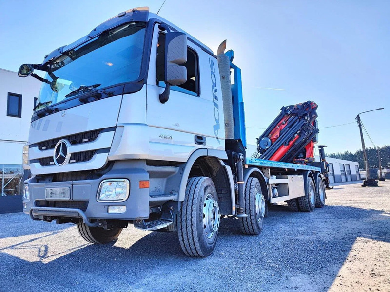 Mercedes-Benz Actros 4151 V8 8x4 Palfinger PK78002 + Flyjib PJ170 - 드롭사이드/ 플랫베드 트럭, 크레인 트럭 : 사진 1 Mercedes-Benz Actros 4151 V8 8x4 Palfinger PK78002 + Flyjib PJ170 - 드롭사이드/ 플랫베드 트럭, 크레인 트럭 : 사진 1