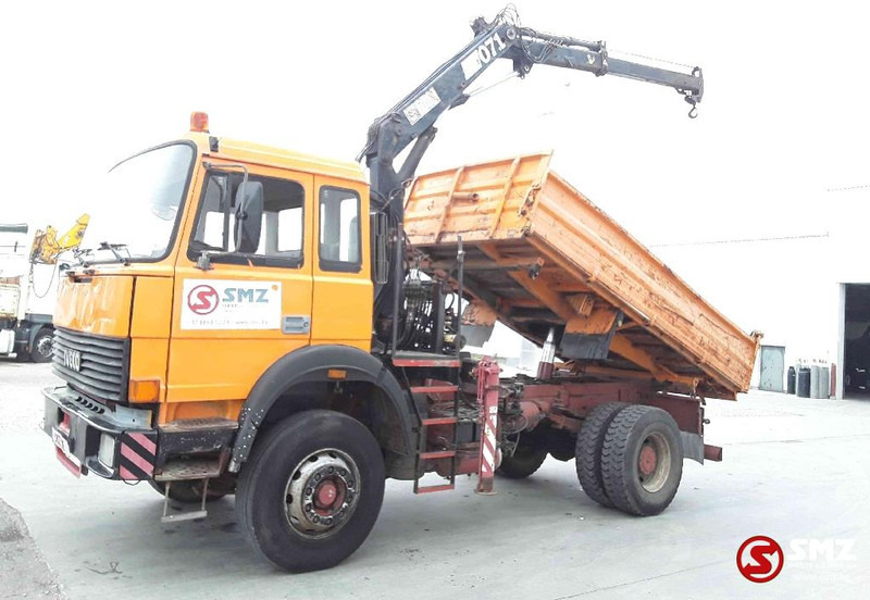 덤프트럭, 크레인 트럭 Iveco Magirus 170.23 hiab 071 : 사진 5